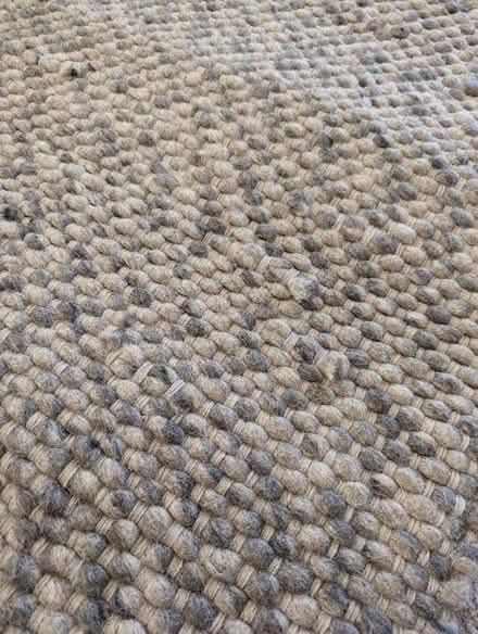 Photo of free Small gray wool rug (22314) #2