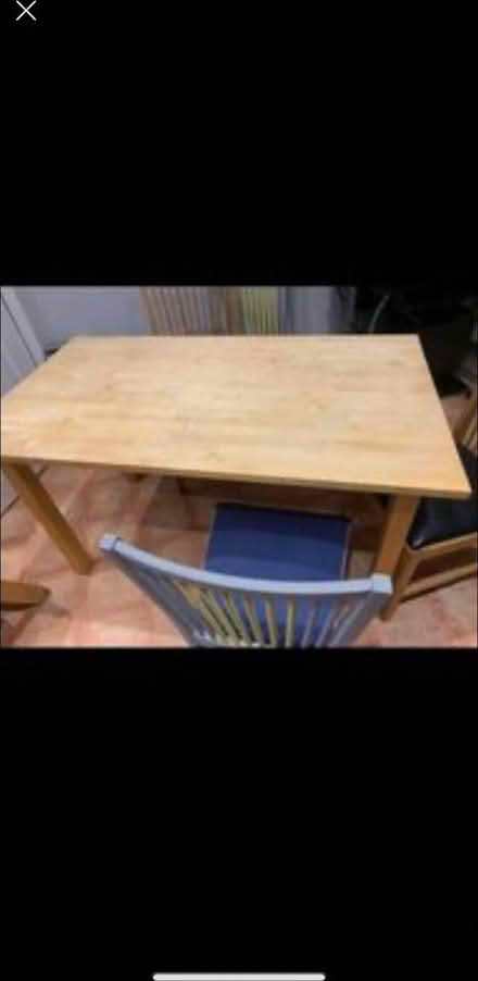 Photo of free Solid wood table and 5 chairs (Stevenage) #1