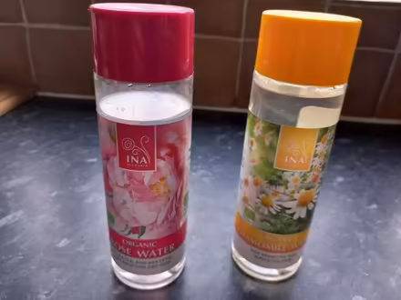 Photo of free INA Organic water and Rose Water - new (Cashes Green GL5) #1