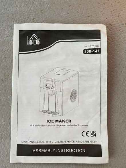 Photo of free Ice Maker (Gaydon CV35) #2