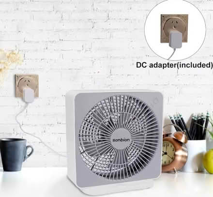 Photo of free Small Desk Fan: Very Gentle Breeze (Van Ness Metro) #1