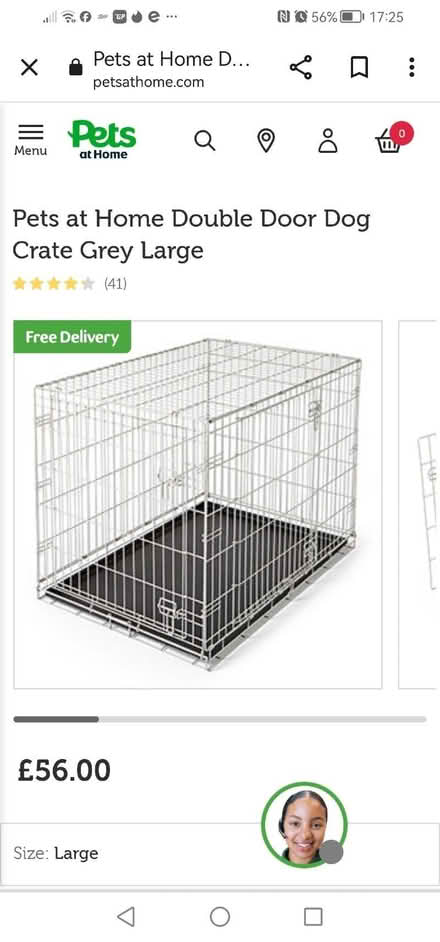Photo of free Dog crate, (Purley CR8) #1