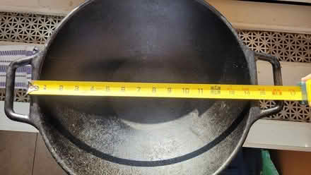 Photo of free 15" Cast Iron Wok (Adams Morgan) #1