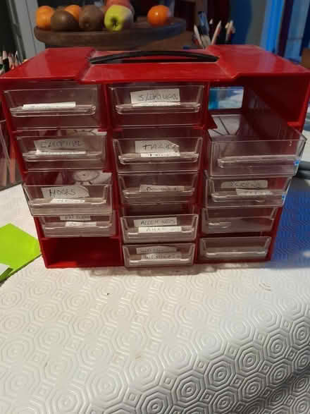 Photo of free Plastic drawers for screws etc - 2 drawers missing (Lewisham SE13) #1