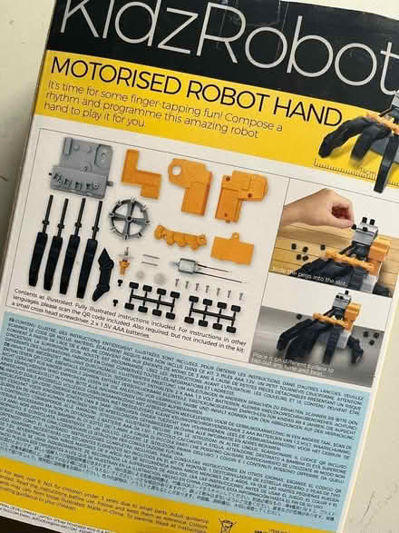 Photo of free Motorised robot hand stem toy kit (Harborne B17) #2