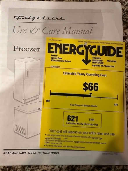 Photo of free Upright freezer (Lilburn) #4