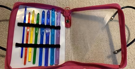 Photo of free Set of Crochet Hooks in Carrying Case (Bozeat NN29) #1