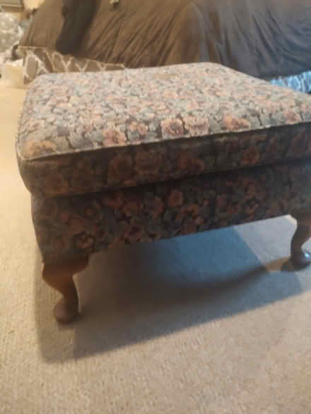 Photo of free Chair and ottoman (Buchanan) #3