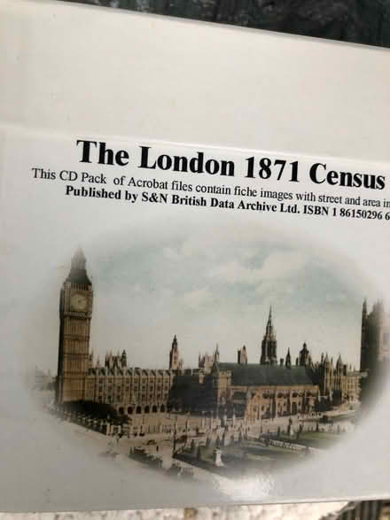Photo of free Set of CD London 1871 census (St Margarets TW1) #1