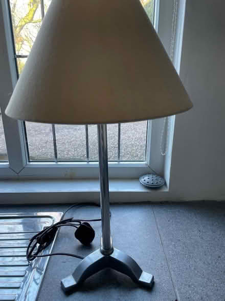 Photo of free Cream table lamp (Broughton PR3) #1