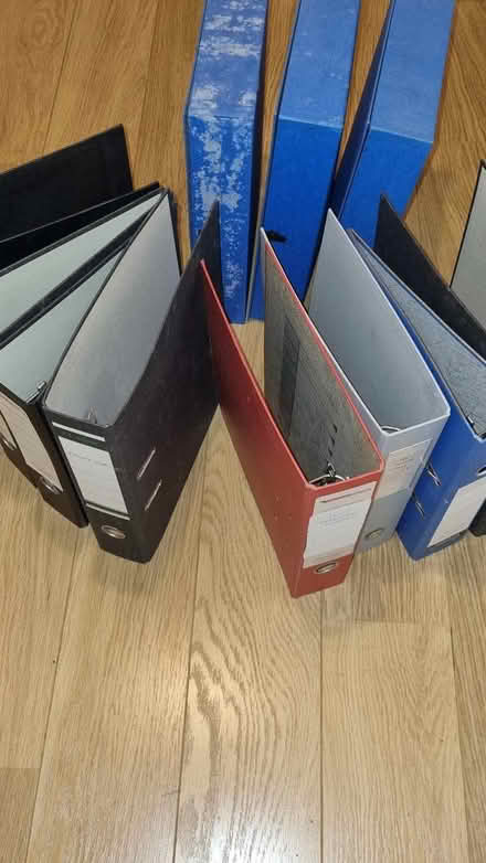 Photo of free Lever arch and box files (GU11) #1