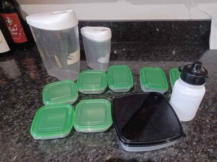 Photo of free Plastic storage items (Woodley RG5) #1