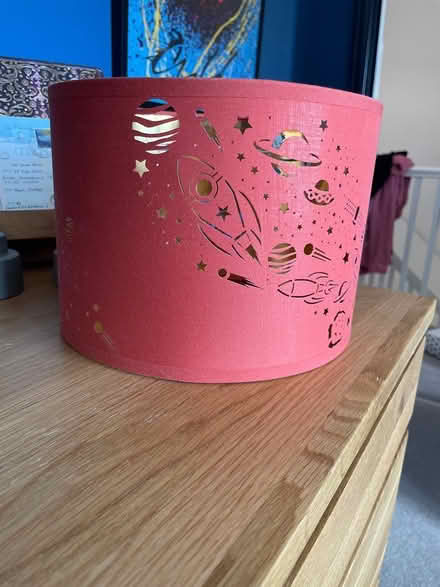 Photo of free John Lewis space themed light shade (Girton CB3) #1