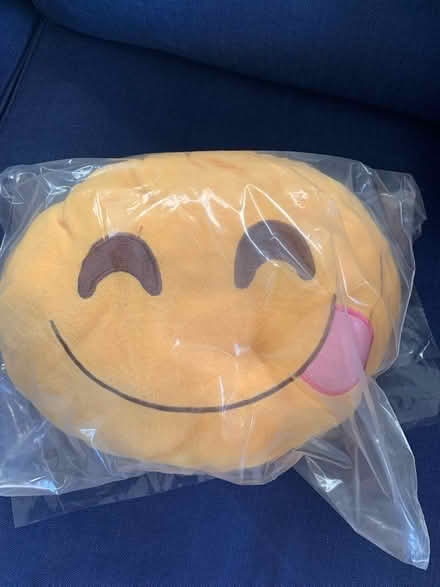 Photo of free Smiley emoji cushion (Newbury, Berkshire RG14) #1