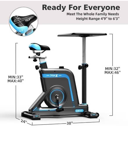 Photo of free Dripx Desk Exercise Bike (HA3 Harrow) #1