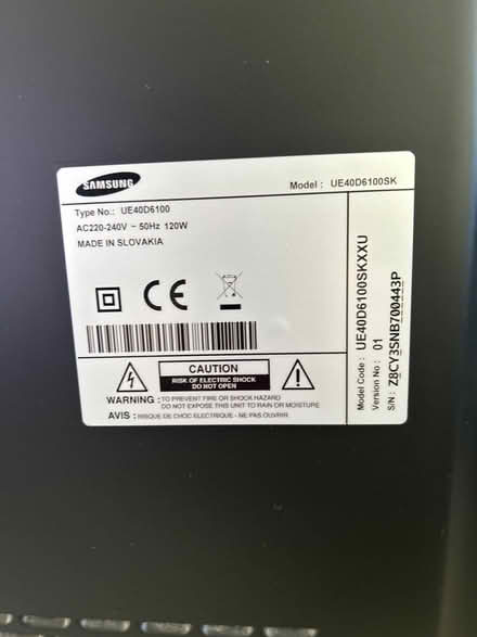Photo of free Samsung 40” Flat screen TV (BN16) #2