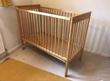 Photo of free Wooden cot (BN7) #2
