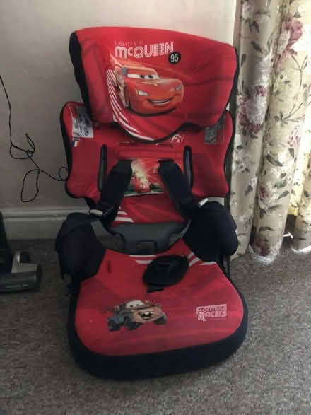 Photo of free 2 x lightning mcqueen car seats (Bank Lane BL0) #1