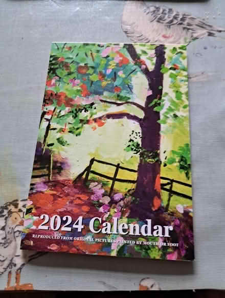 Photo of free 2024 desk calendar (Melksham forest area) #1