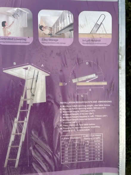 Photo of free 3 Section Loft Ladder (Leyland PR26) #3