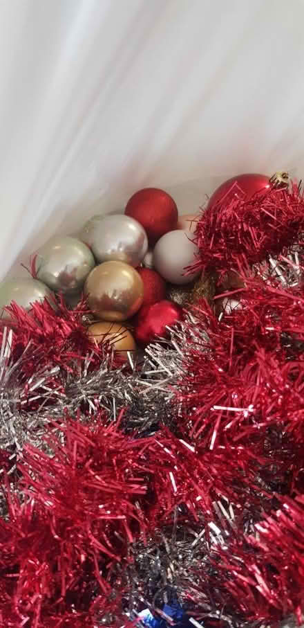 Photo of free Christmas baubles and tinsel (Dukinfield) #1