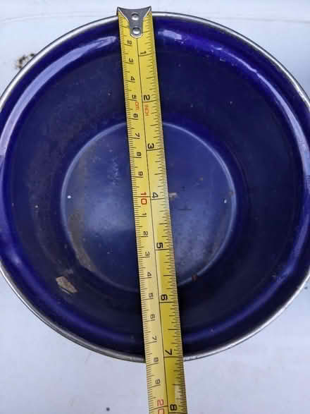 Photo of free Enamel pots with flower decoration (Southsea PO5) #2