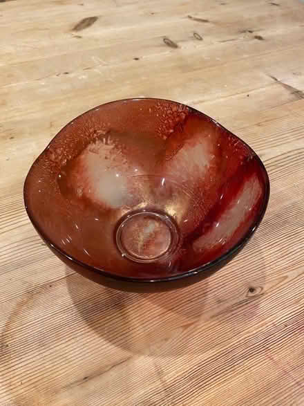 Photo of free Red glass bowl - small (Potters Bar EN6) #3