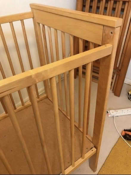 Photo of free Wooden cot (BN7) #1