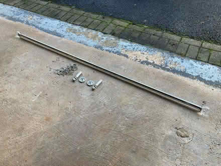 Photo of free Chrome curtain rail (Solihull, B90 4) #1