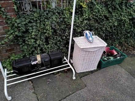 Photo of free White laundry basket (Fiveways, Brighton) #1