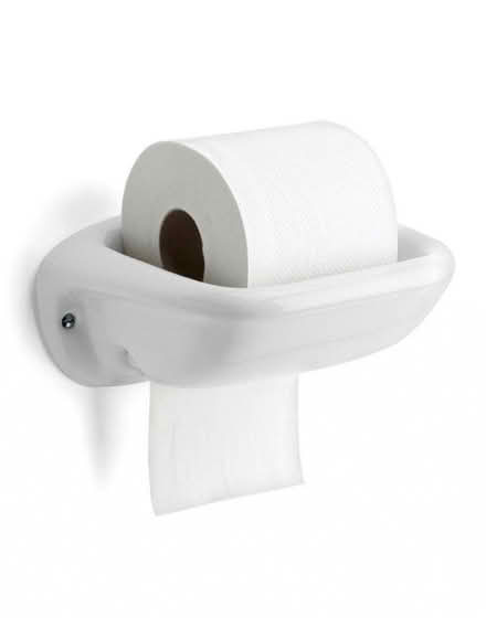 Photo of ceramic loo roll holder (Bradwell Common MK13) #1