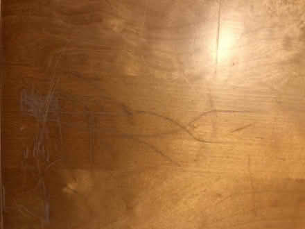 Photo of free TV bench, IKEA, scratched (Barnard's Green WR14) #1