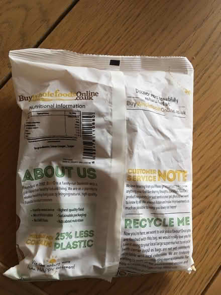 Photo of free Crystallised ginger unopened exp May 2024 (Springfield MK6) #1