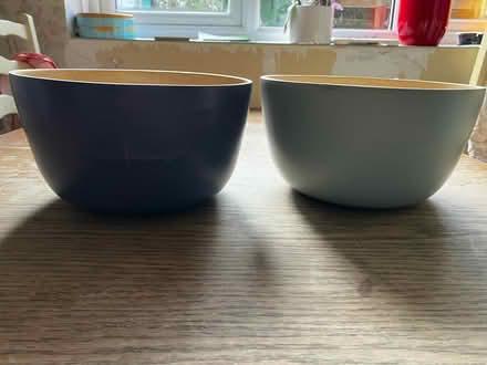 Photo of free 2x large bamboo bowls (Westbury BA13) #1