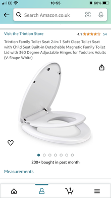 Photo of free Toilet seat - built in toddler seat (Welwyn Garden City) #1