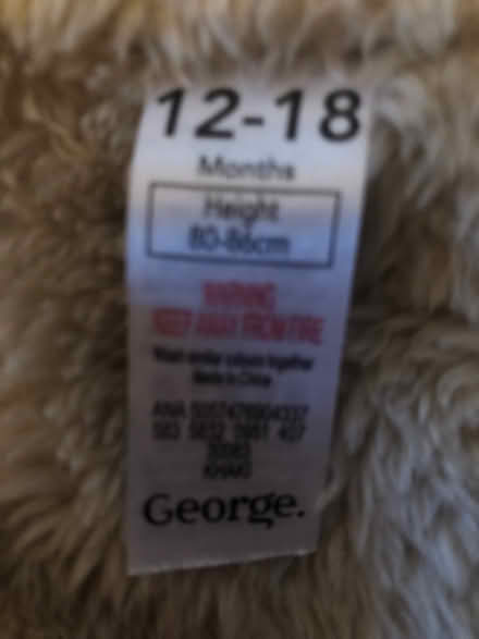 Photo of free Winter Coat 12-18 months (Beckton E16) #2