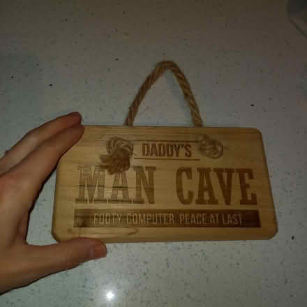 Photo of free Man cave sign (Dorking) #1