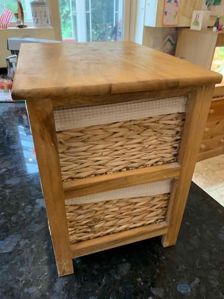 Photo of free 2 drawer storage unit (Braunston-in-Rutland CP LE15) #1