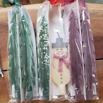 Photo of free 3 pairs Christmas beeswax candles (Phinney Ridge) #1