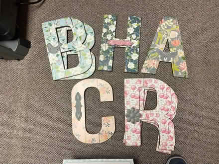 Photo of free 12” Wood Letters (Whitehouse Station) #1