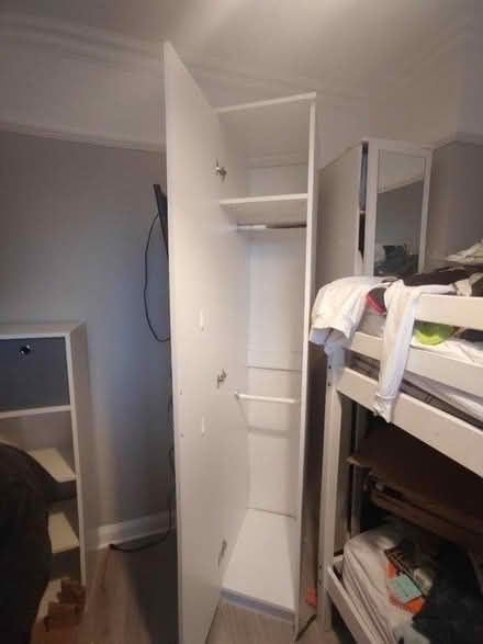 Photo of free 2 x tall/thin wardrobes (Warminster BA12) #4