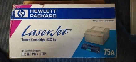 Photo of free HP LaserJet toner cartridge 92275A (Kingsway) #1