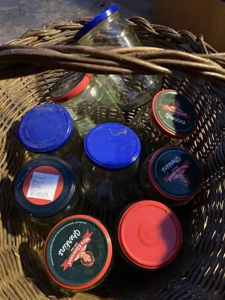 Photo of free Large jam jars, clean, with lids (Oxlinch GL10) #1