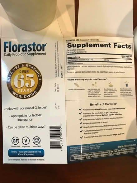 Photo of free Florastor Probiotic (Haymarket) #3