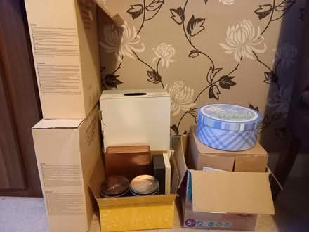 Photo of free Boxes and tins (Old Malden /Worcester Park KT4) #1