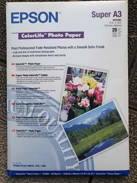 Photo of free Epsom ColorLite Photo Paper (Colehill BH21) #1