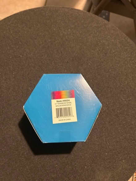Photo of free “Holographic” rainbow wind sock (20009 Adams Morgan) #2