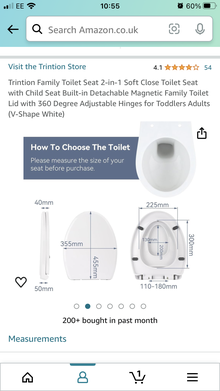 Photo of free Toilet seat - built in toddler seat (Welwyn Garden City) #2