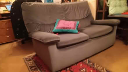 Photo of free Velvet 2 seater sofa (Stoke Poges SL2) #1