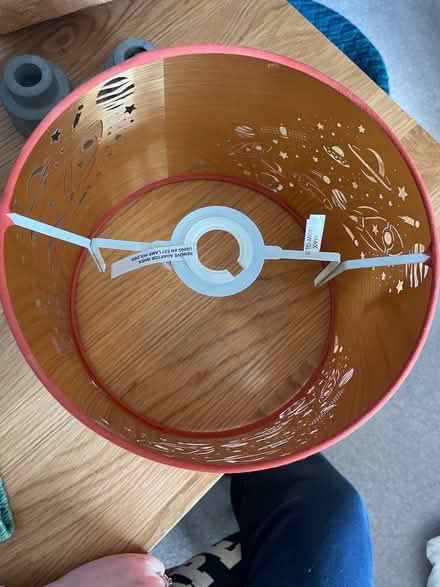 Photo of free John Lewis space themed light shade (Girton CB3) #2